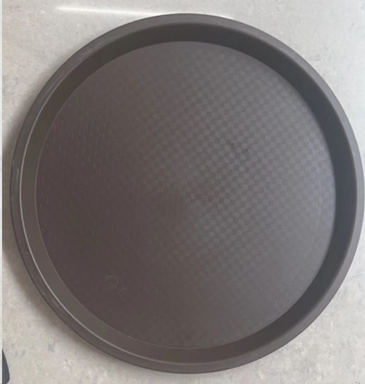 Поднос антискользящая поверхность 35 см круглый / HY-4 /уп.50/ - ГалеонТрейд фото 2