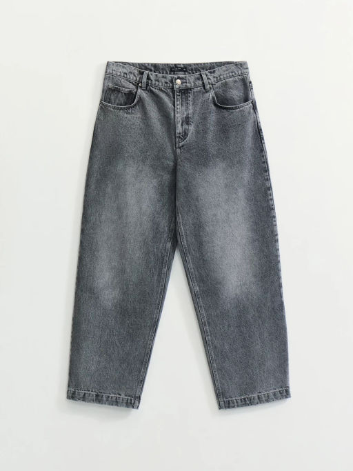 Джинсы baggy fit с эффектом стирки / Zarina  фото 7