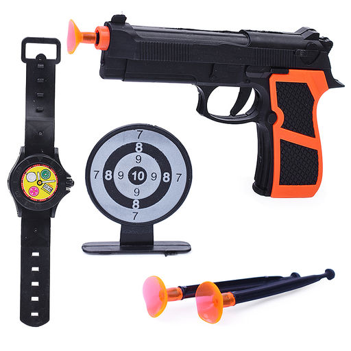 Набор полицейского "На задании" с присосками, часами и мишенью, в пакете
