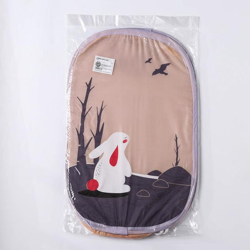 Корзина для игрушек Доляна Зайка, складная, 323252 см, сиреневая  фото 5