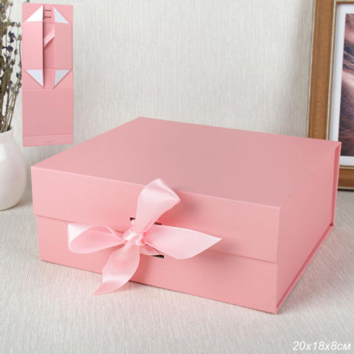 Коробка подарочная складная / Z225-1293 /уп 72/ розовая - Галеонтрейд фото 4