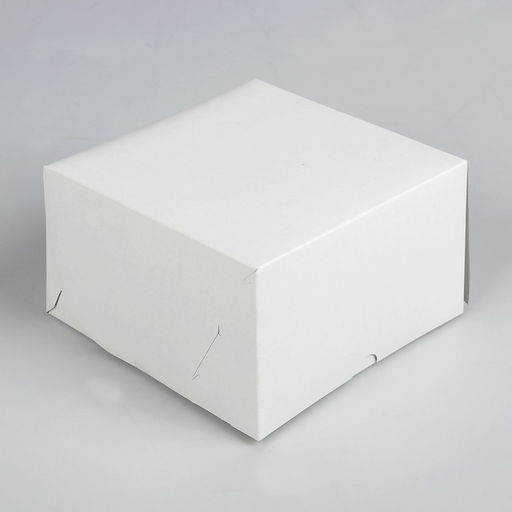 Цена за 5 шт. Упаковка для капкейков на 4 шт., без окна, белая 16×16×10 см