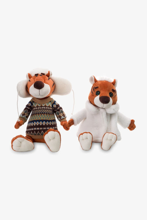 Maxi Toys / Мягкая игрушка 'Тигрица Ниночка в Белой Шубке' Luxury фото 3