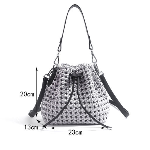 Женская сумка, нейлон, MIRONPAN 11235 Серебро  фото 2