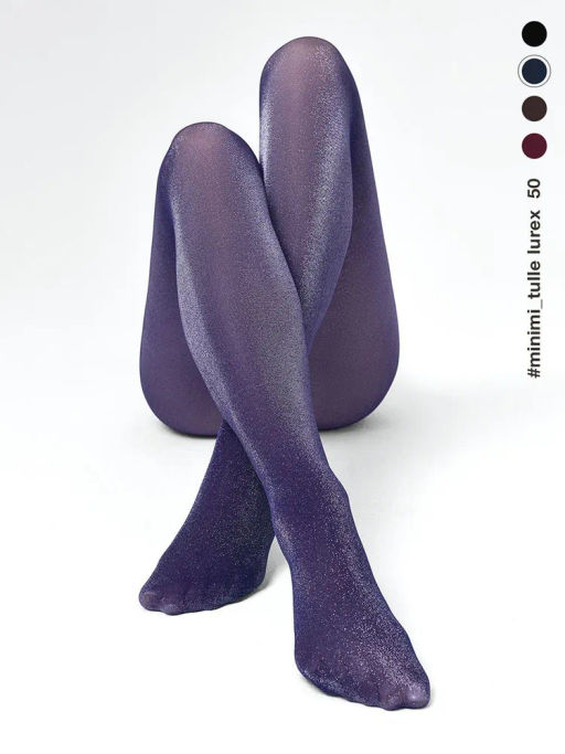 TULLE LUREX 50 (тюль с люрексом) - blu - Minimi фото 6