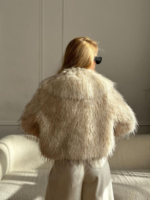 Шуба #КТ4011 (1), молочный - Dommod фото 9