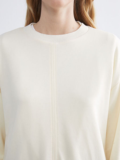 Bisiklet Yaka Kad?n Sweatshirt