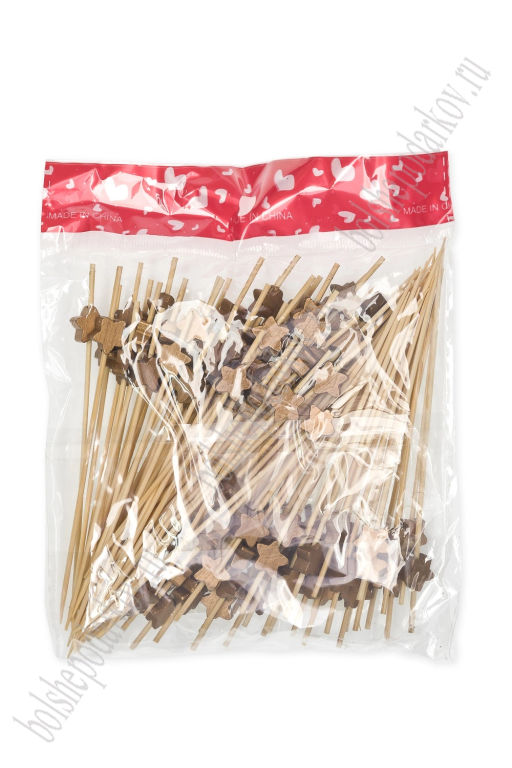 Шпажки бамбуковые 12 см (100 шт) SF-7819, №14 - Больше подарков фото 2