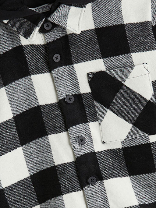 Kap??onlu Ekose Erkek ?ocuk G?mlek