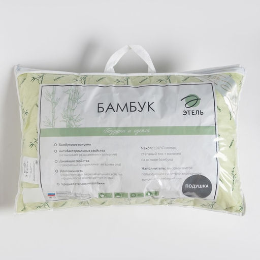 Подушка Этель Бамбук 40*60 см, тик  фото 3