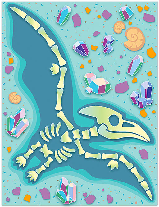 Набор Клевер АС 19-372 Раскопки. Птерозавр (декорирование)