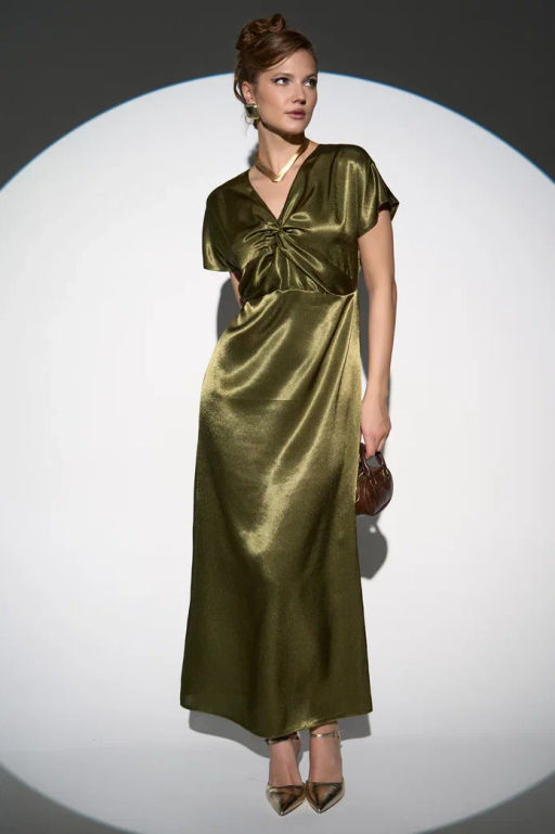 Платье Иола (олива) - Эльза фото 6