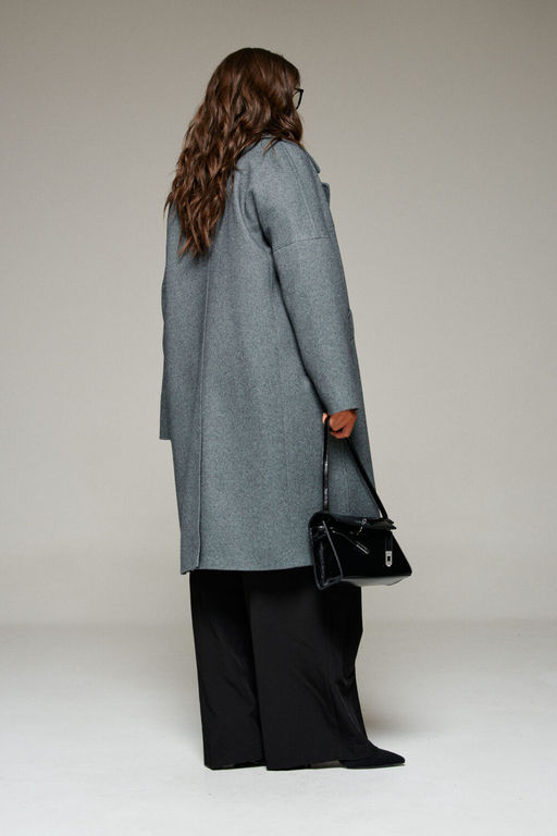 Пальто Beautiful Free 7024-Р графитовый