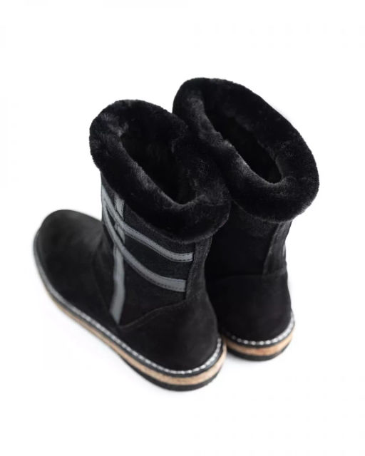 Сапожки женские замшевые Галина войлочная подошва
