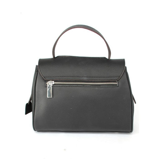Сумка женская натуральная кожа GU 2066-6687, 1отд+карм/перег, плечевой ремень, черный 259033 - Adelia фото 2