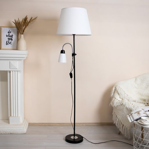 Торшер 19030/2BK E27 40Вт черный 41х41х180 см