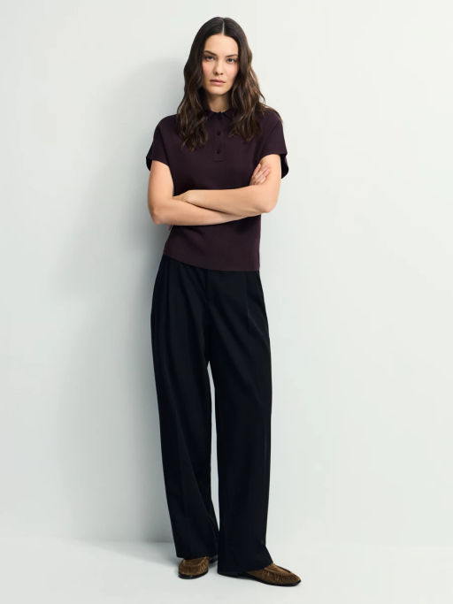 Джемпер поло из вискозы / Zarina  фото 2