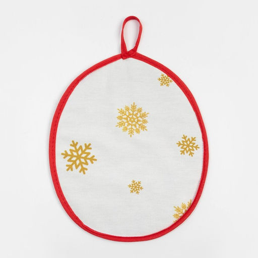 Набор подарочный Этель Новогодняя ярмарка, фартук, полотенце, прихватка  фото 10