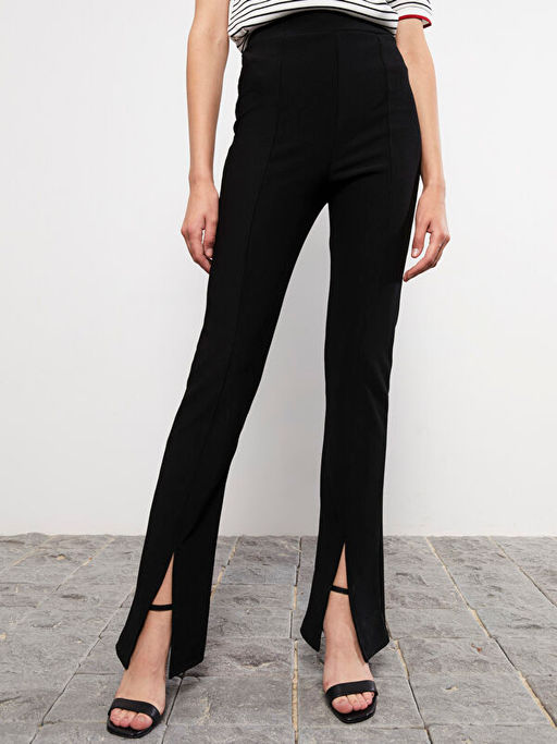 Kad?n Dar Fit D?z Pantolon