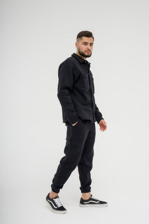 Утепленный костюм на кнопках футер 3-нитка начес - Knitka wear фото 10