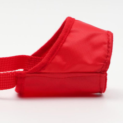 Намордник текстильный, размер 3 (длина по носу 4 см, обхват морды 22 см), микс цветов - Пижон фото 3