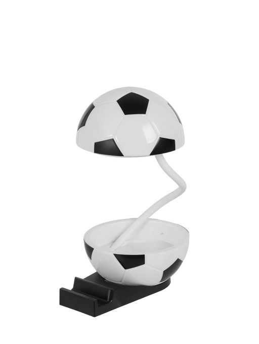 Ночник подставка под телефон "Футбольный мяч" 4хLED 3Вт 5V USB АКБ 2 режима 9,5х12,5х10 см   1091621