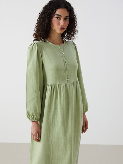 Bisiklet Yaka Kad?n Elbise