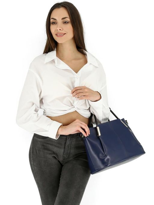 Женская сумка Mironpan арт.71220 Темно синий  фото 3