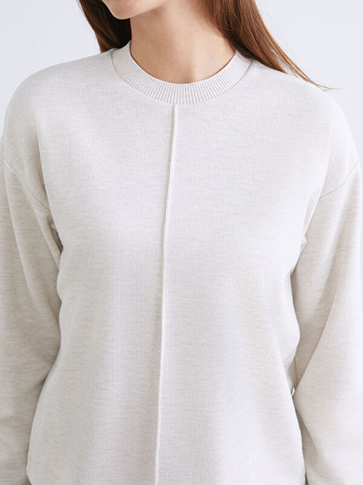 Bisiklet Yaka Kad?n Triko Kazak