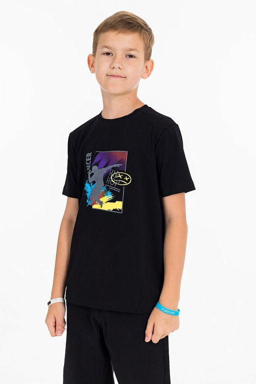 Футболка М225022Па черный