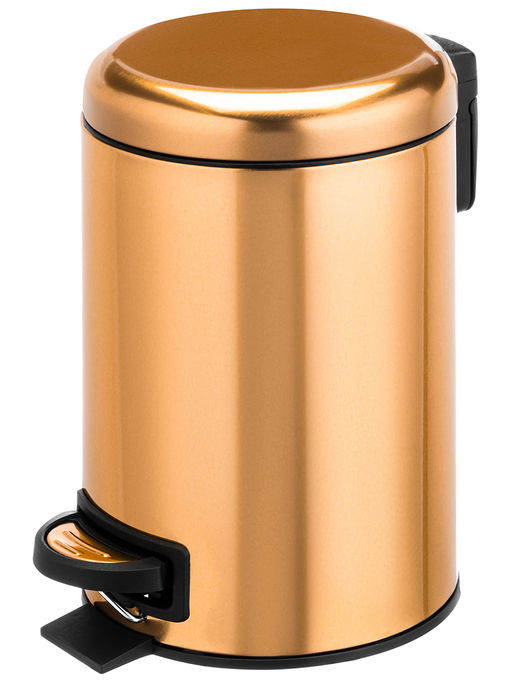 Контейнер для мусора 3 л 22,5*17*26,5 см с педалью + ведро, бронзовый - Elan gallery фото 12