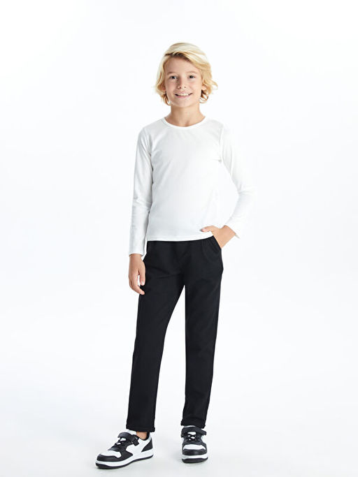 Beli Lastikli Dokulu Erkek ?ocuk Pantolon - Waikiki фото 3