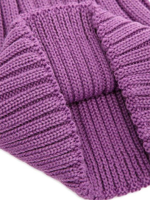 Шапка жен. шерсть+акр LB-BR55043 violet - Labbra фото 18
