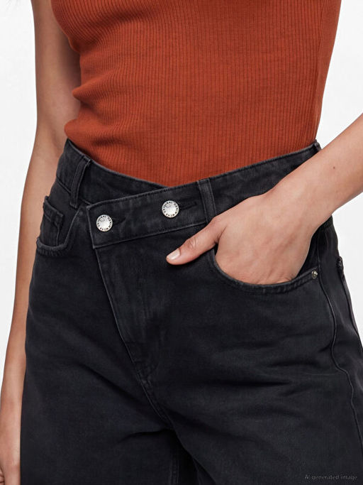 Regular Fit Kad?n Mini Jean ?ort