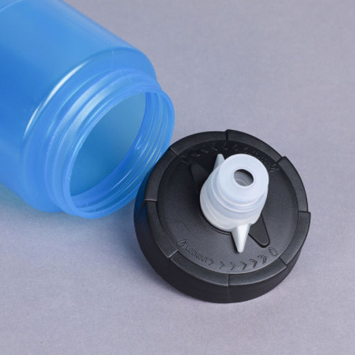 Бутылка для воды велосипедная ZEON WB226 гоночная, клапан кэмэлбак, пищевой hi-quality PP, 750ML цвет blue/уп100 - Галеонтрейд фото 3