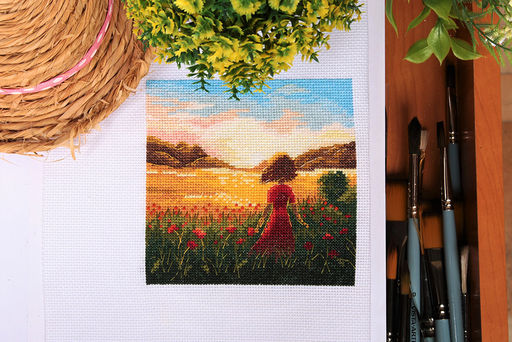 Набор для вышивания PANNA PS-7211 Последний день лета 12 х 12 см