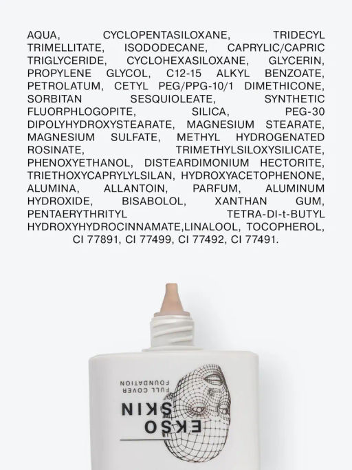 Influence Beauty Тональный крем Ekso Skin с высокой степенью покрытия тон 03 Medium light Светло-бежевый