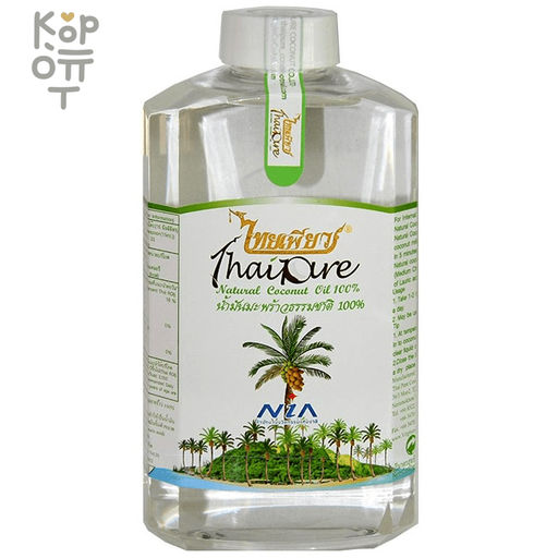 1000мл. Thai Pure Natural Coconut Oil - 100% Кокосовое масло холодного отжима.,