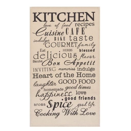 Полотенце Доляна Kitchen 35х60 см, 100% хлопок, вафля 160 г/м2  фото 2