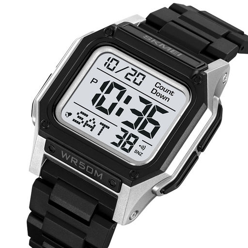 Часы наручные Skmei мужские электронные спортивные 2264black-silver-white