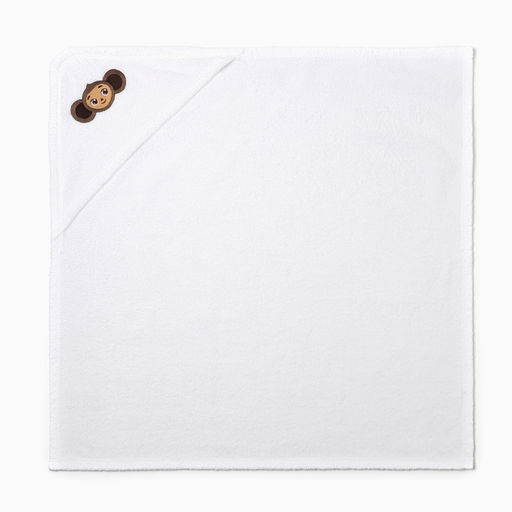 Махровое полотенце с уголком Чебурашка 75*75 см, хлопок 100% - Крошка я фото 2