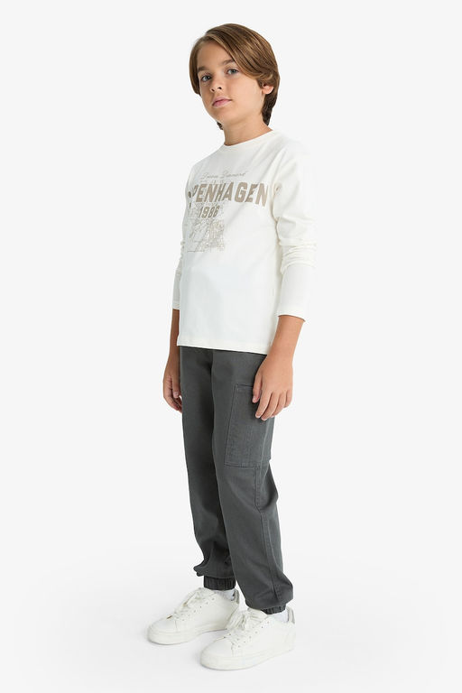 Kargo Gabardin Jogger Pantolon Erkek _ocuk - Defacto фото 2