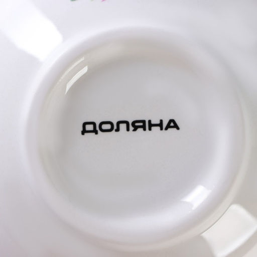 Миска Доляна Лаванда, 220 мл, d=11 см, цвет белый  фото 6
