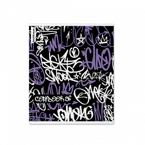 Цена за 5 шт. Тетрадь общая ученическая ErichKrause Graffity, 96 листов, клетка,матовая ламинация+выборочный лак_MIX-PACK фото 6