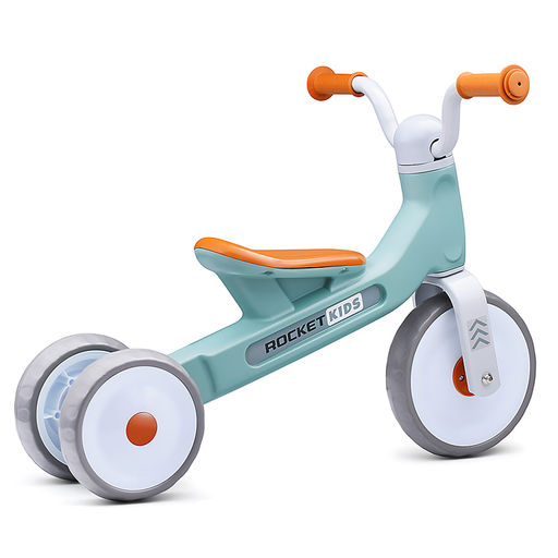 Беговел трехколесный Rocket 133-TQ, колеса EVA, цвет бирюзовый