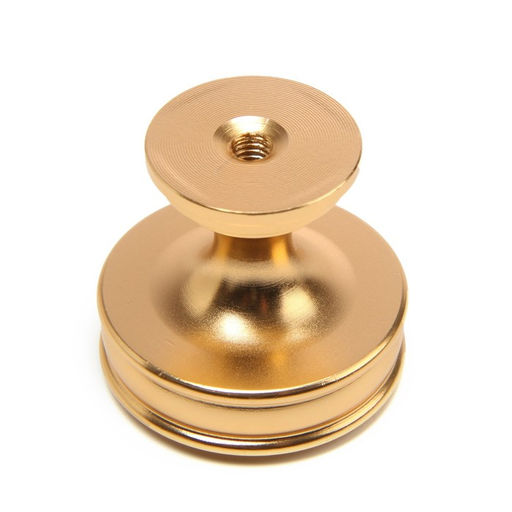 Ручка-кнопка мебельная CAPPIO PK324, d=30 мм, золото, 8 шт. TMP .