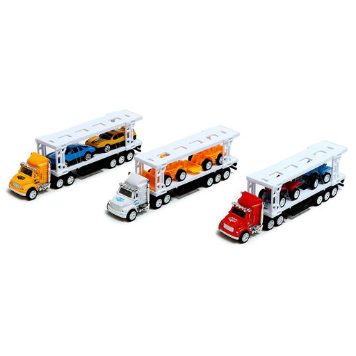 Набор инерционных грузовиков «Автовоз», в наборе 3 шт