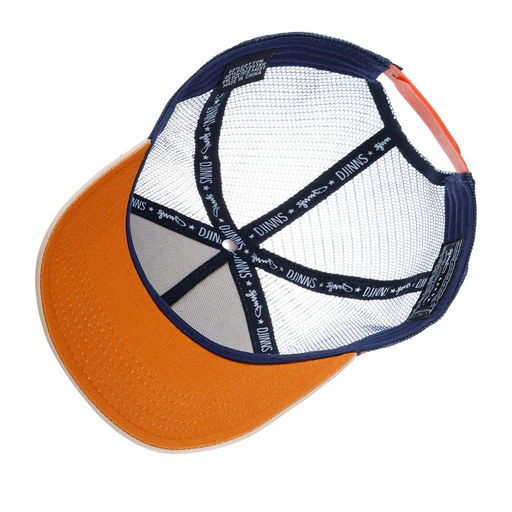 Бейсболка с сеточкой DJINNS арт. HFT Cap DNC New 1.2 (белый / бежевый)  фото 2