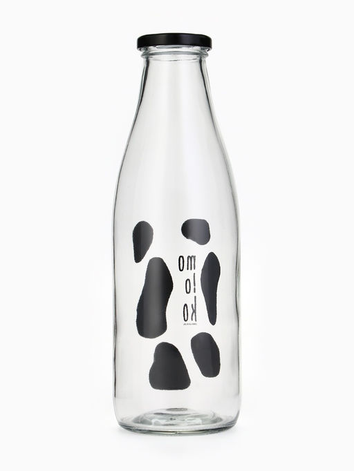 Бутылка стеклянная для молока, 1000 мл