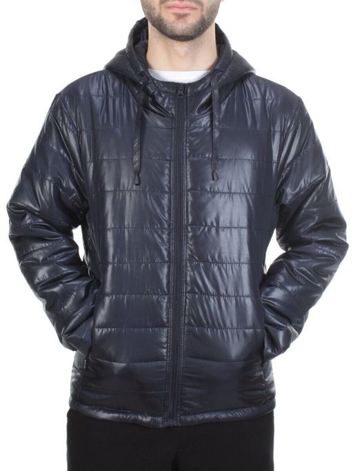 21221 DK. BLUE Куртка демисезонная мужская FUZION HOY (100 гр. синтепон) - Fashion фото 2